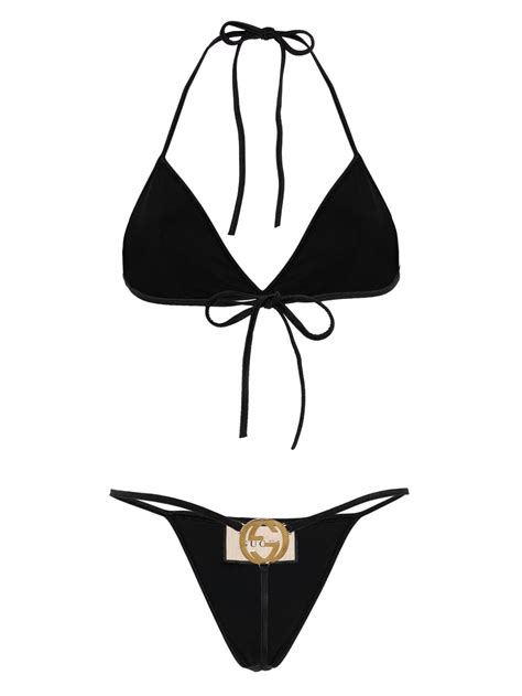 gucci interlocking g jersey bikini|farfetch gucci bikini.